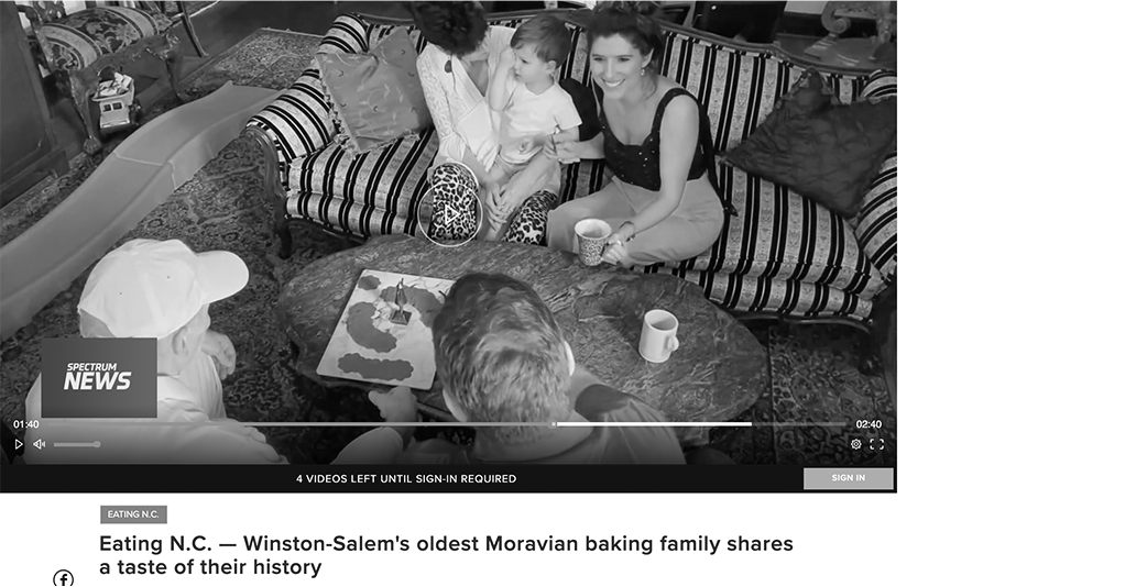 Moravian Baking Family