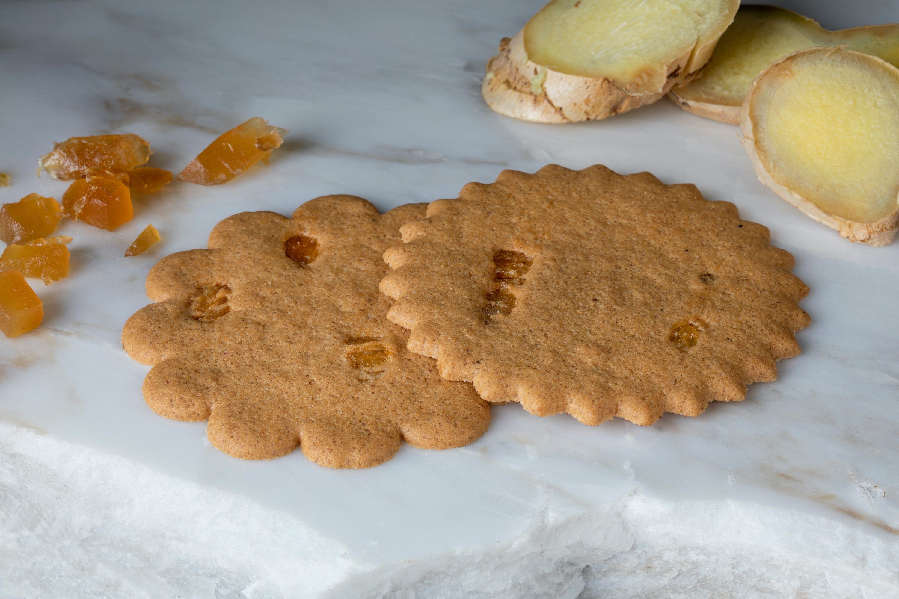 <span>Moravian</span> Sugared Ginger Cookies